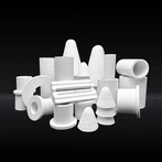 Piezas de fibra cerámica de silicato de aluminio de solubilidad formada al vacío
